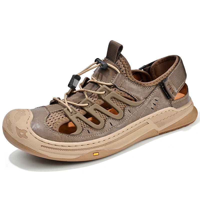 Herren Sportliche Wassersandalen mit rutschfester Sohle und schnellschnürbarem System EB