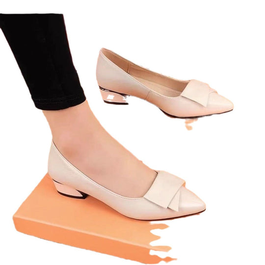 Damen Elegante Ballerinas mit modischem Schleifendetail EB