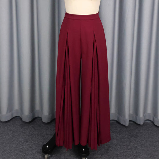 Damen Plisseehose mit hohem Bund und elegantem Faltenwurf EB