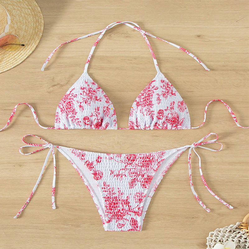 Damen Triangel-Bikini-Set mit verstellbaren Trägern EB