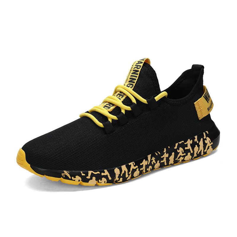 Damen Sportliche Leichtgewicht Sneakers mit rutschfester Laufsohle und atmungsaktivem Design EB