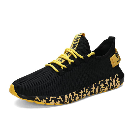 Damen Sportliche Leichtgewicht Sneakers mit rutschfester Laufsohle und atmungsaktivem Design EB