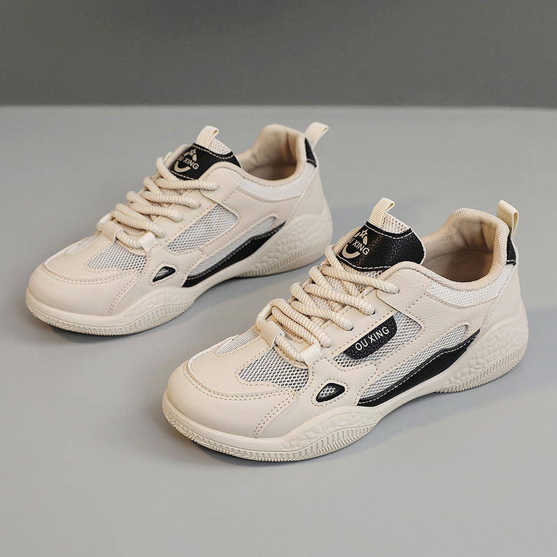 Damen Sportliche Freizeitschuhe mit atmungsaktiven Mesh-Einsätzen und gepolsterter Sohle EB