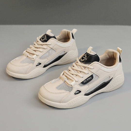 Damen Sportliche Freizeitschuhe mit atmungsaktiven Mesh-Einsätzen und gepolsterter Sohle EB