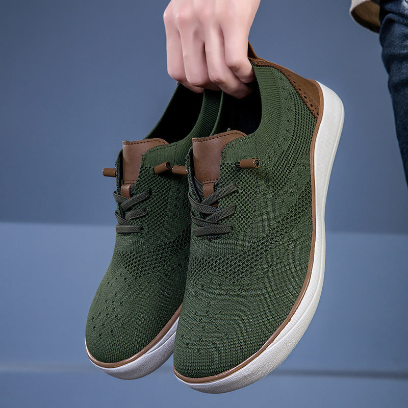 Damen Atmungsaktive Sneakers mit elastischem Schnellschnürsystem und gepolsterter Sohle EB