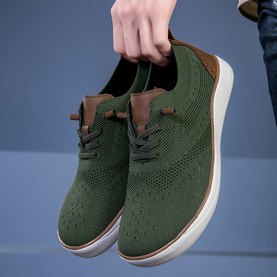 Damen Atmungsaktive Sneakers mit elastischem Schnellschnürsystem und gepolsterter Sohle EB
