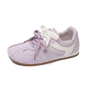 Damen Sportliche Sneakers mit strukturiertem Obermaterial und rutschfester Sohle EB