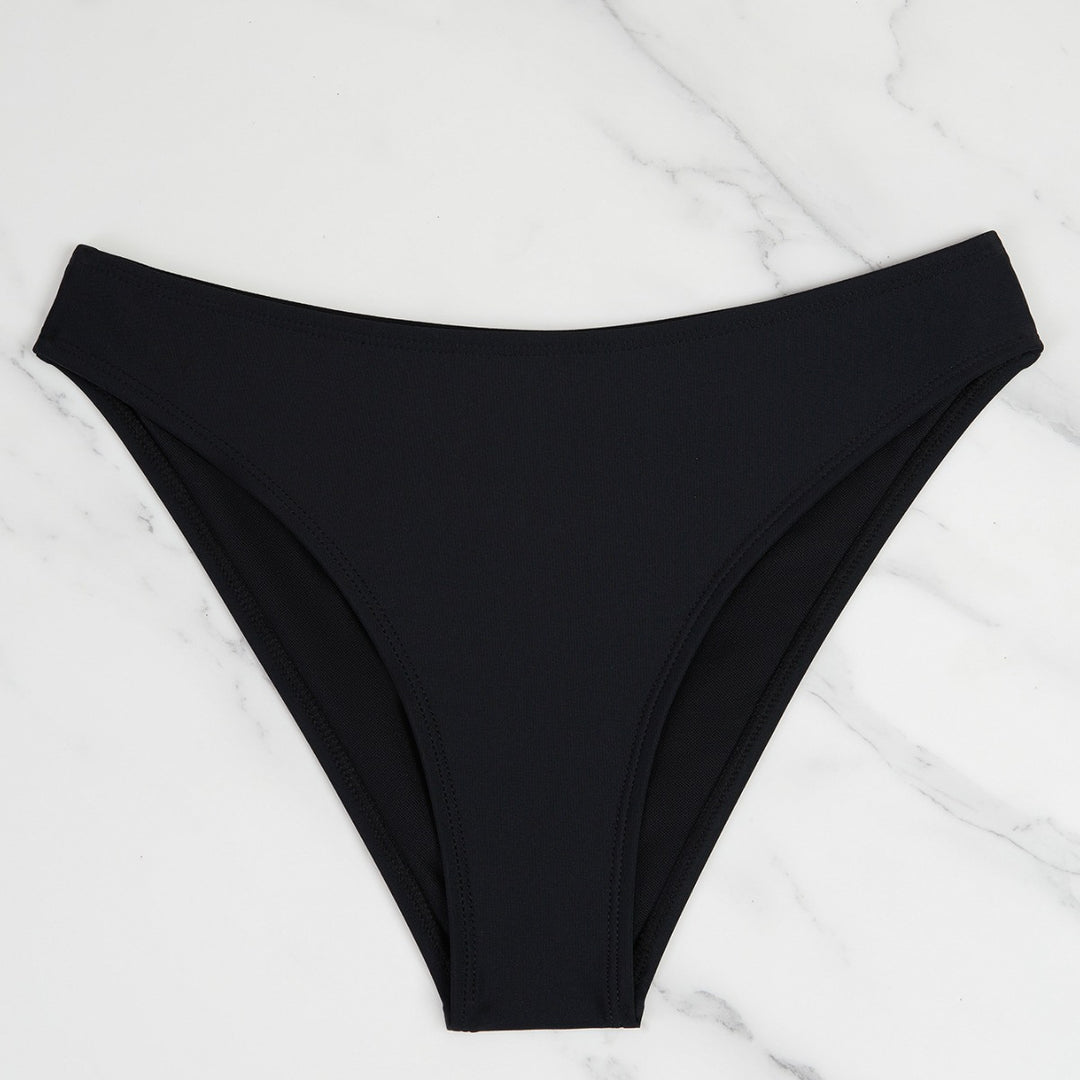 Damen Triangel-Bikini mit anpassbaren Bändern und hohen Beinausschnitten EB