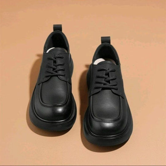 Damen modische Schnürschuhe mit komfortabler Plateau-Sohle EB