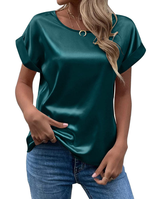 Damen Satinbluse EB