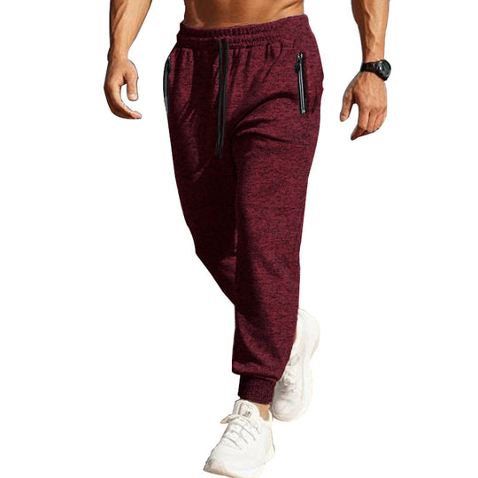 Herren Sportliche Jogginghose mit seitlichen Reißverschlusstaschen EB