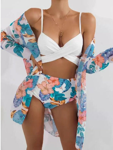 Damen Bikini-Set mit floralem Design und bequemer Passform EB