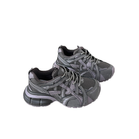 Damen Sportliche Mesh-Sneaker mit dämpfender Sohle und atmungsaktiver Konstruktion EB