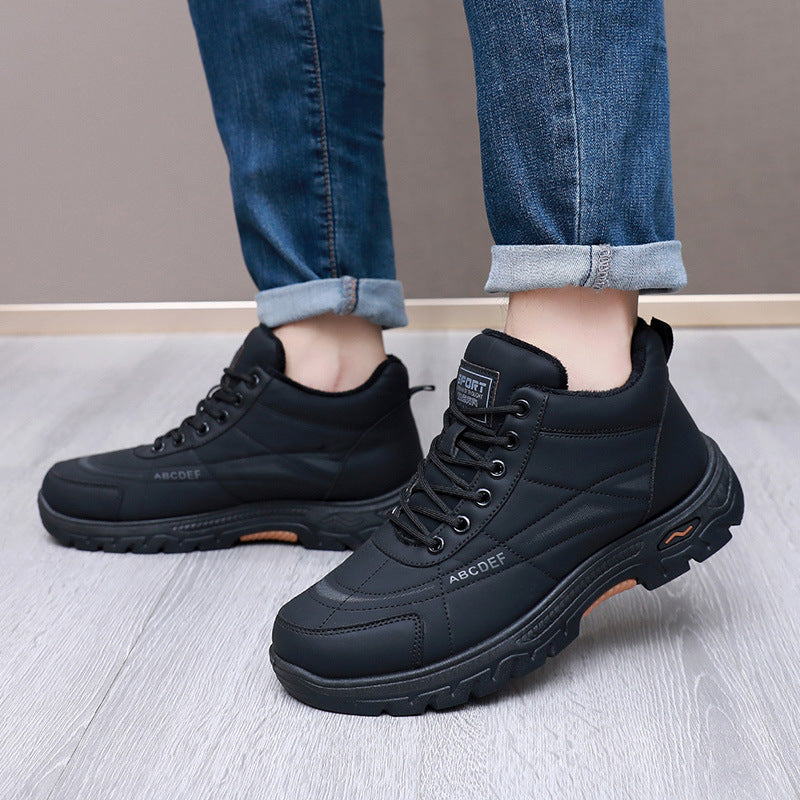 Damen Robuste Winterboots mit warmem Innenfutter und rutschfester Sohle EB