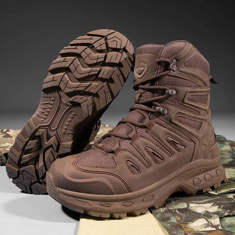 Herren Multifunktionale Tactical Boots mit hohem Knöchelschutz und rutschfester Sohle EB