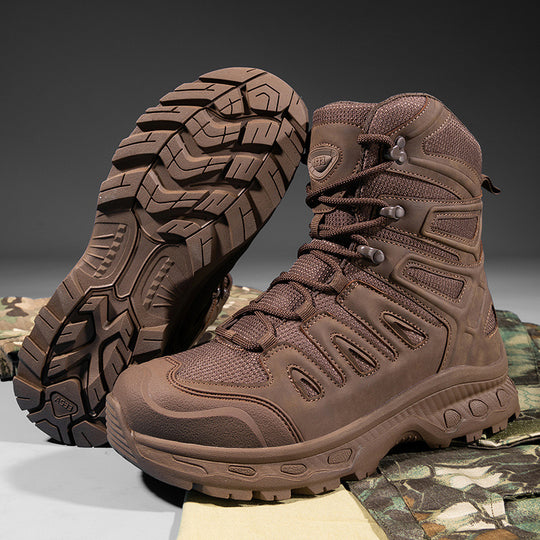 Herren Multifunktionale Tactical Boots mit hohem Knöchelschutz und rutschfester Sohle EB