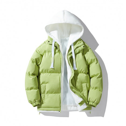 Damen modische Steppjacke mit Kapuze und wendbarem Design EB