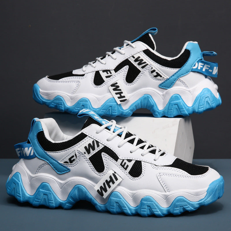 Damen Chunky Sneakers mit atmungsaktivem Obermaterial und rutschfester Laufsohle EB
