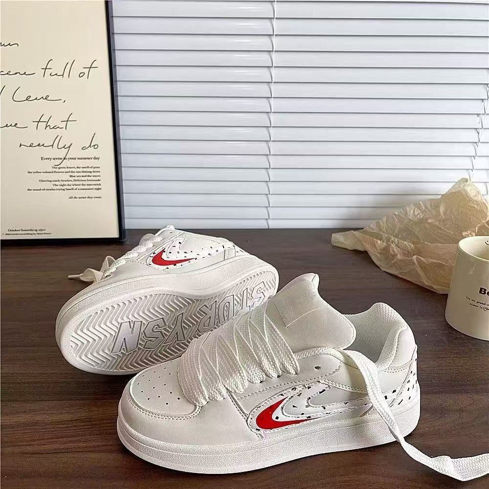 Damen Sportliche Freizeit-Sneaker mit atmungsaktiver Struktur und rutschfester Sohle EB