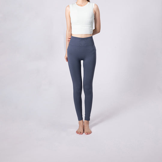 Damen Hochwertiges Funktions-Set mit sportlichem Cropped Top und High-Waist Leggings EB