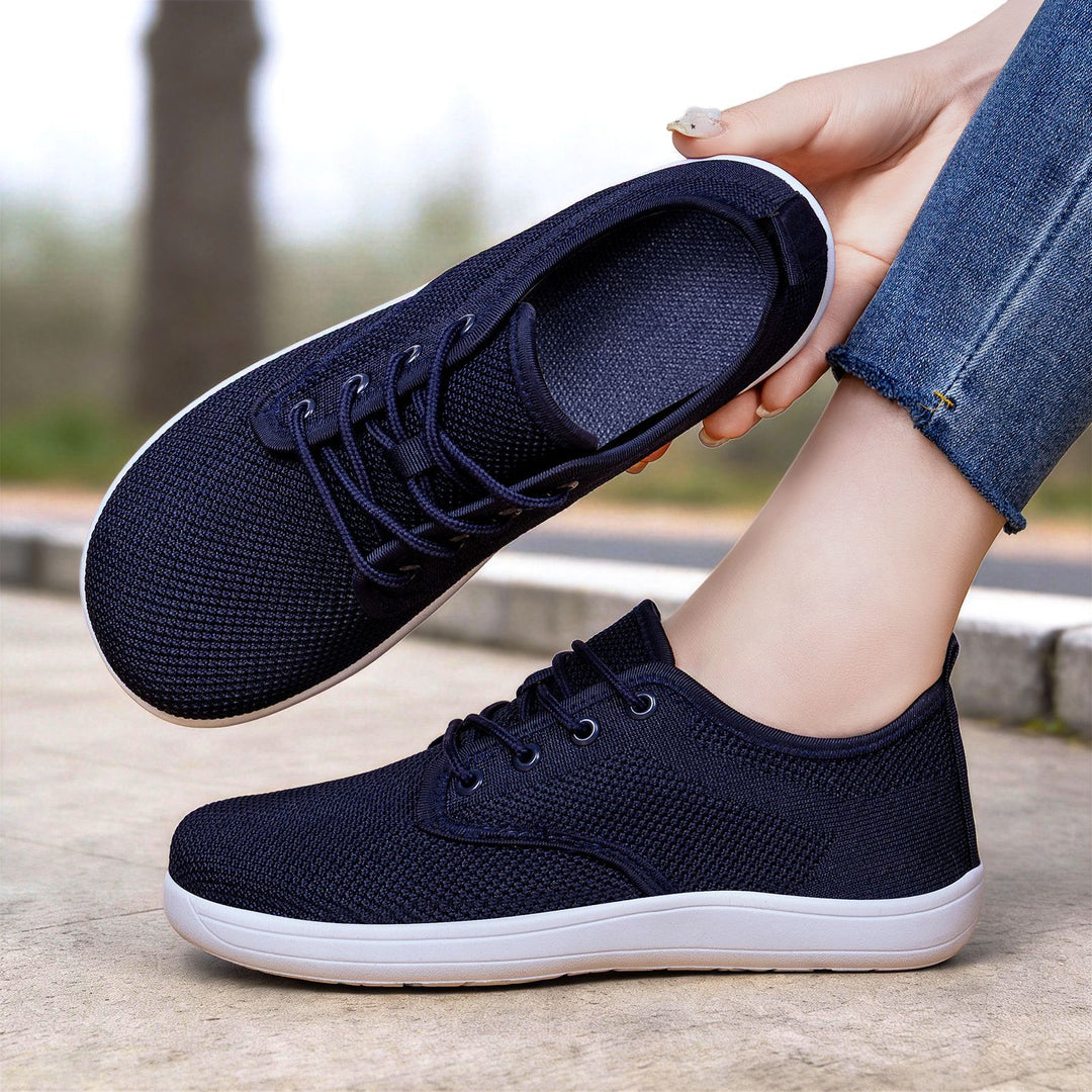 Damen Leichte und atmungsaktive Schnürschuhe mit flexiblem Obermaterial EB