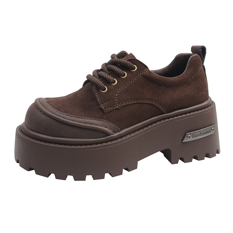 Damen Chunky Schnürschuhe mit robustem Plateau von EB