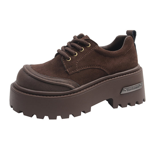Damen Chunky Schnürschuhe mit robustem Plateau von EB