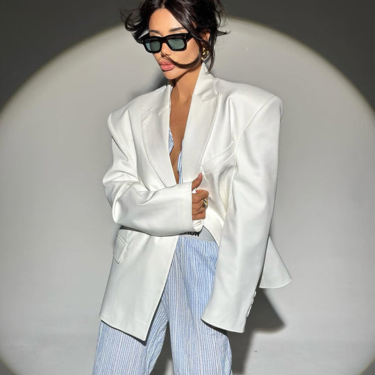 Damen Oversized Blazer mit strukturiertem Schnitt EB