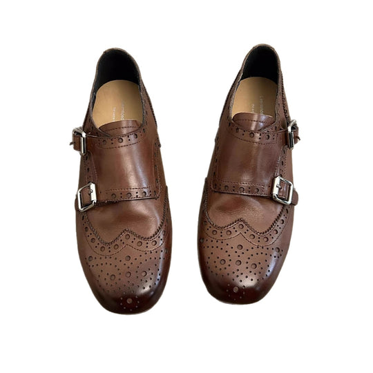 Damen elegante Schnürschuhe mit dekorativem Schnallenverschluss EB