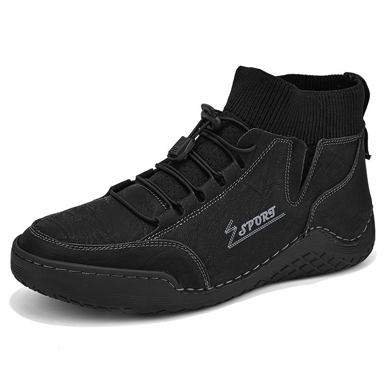 Herren Sportliche Winter-Wanderstiefel mit elastischem Knöchelbereich EB