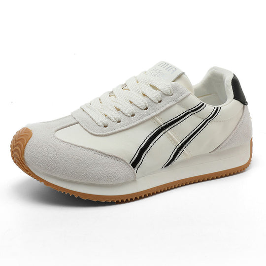 Damen modische Sneakers mit flexibler Laufsohle und stylishem Obermaterial EB