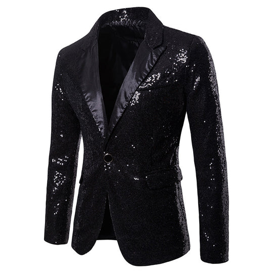 Herren Pailletten Formal Blazer EB