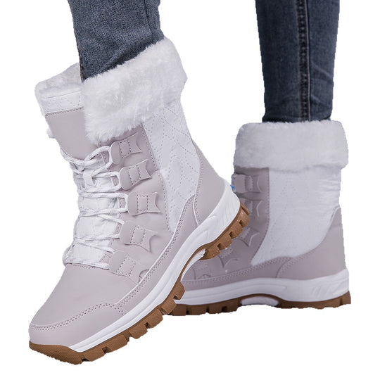 Damen Winter-Wanderstiefel mit isolierender Fütterung und rutschfester Sohle EB
