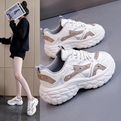 Damen Sportliche Chunky Sneakers mit atmungsaktivem Obermaterial und modernem Design EB