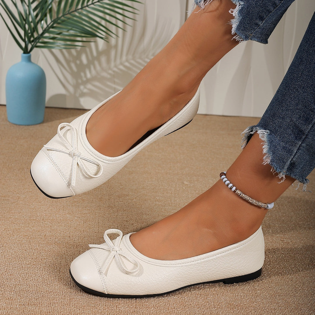 Damen Ballerinas mit modischem Schleifen-Detail EB