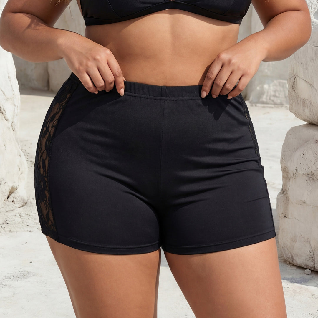 Damen Modische Lace-Shorts EB