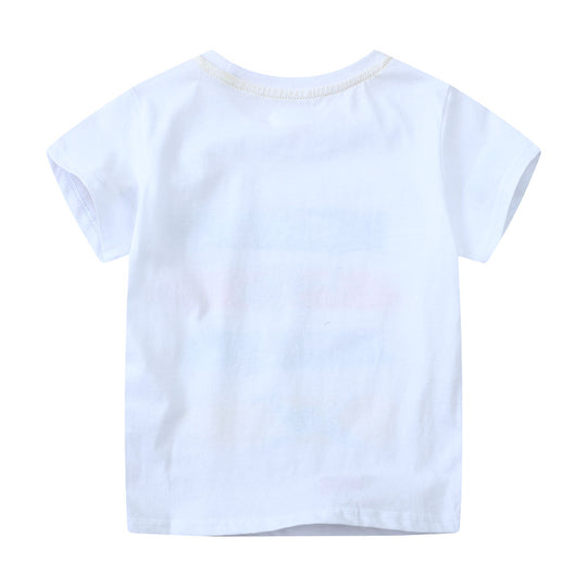 Jungen Kurzarm T-Shirt mit aufregendem Fahrzeugdesign EB