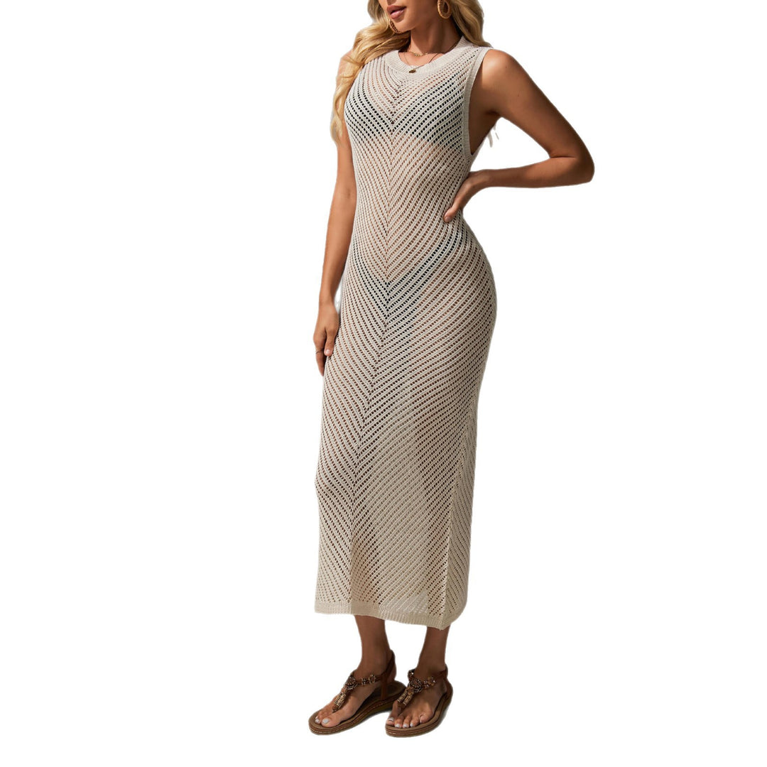 Damen Maxi-Häklekleid EB
