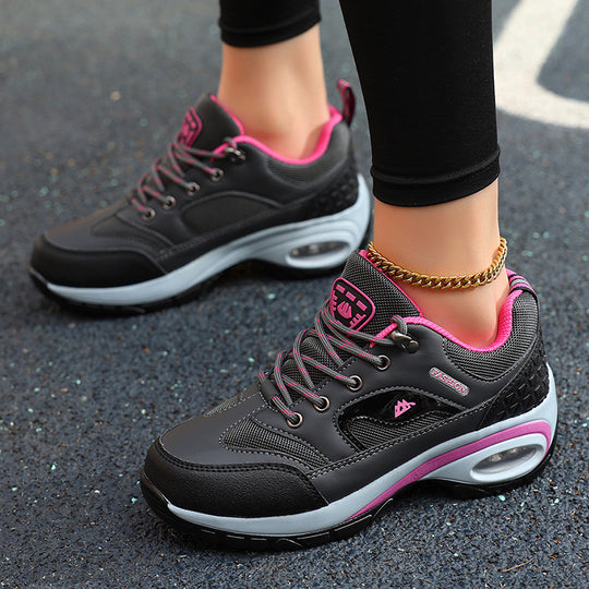 Damen Sportliche Laufschuhe mit atmungsaktiver Mesh-Oberfläche und dämpfender Sohle EB