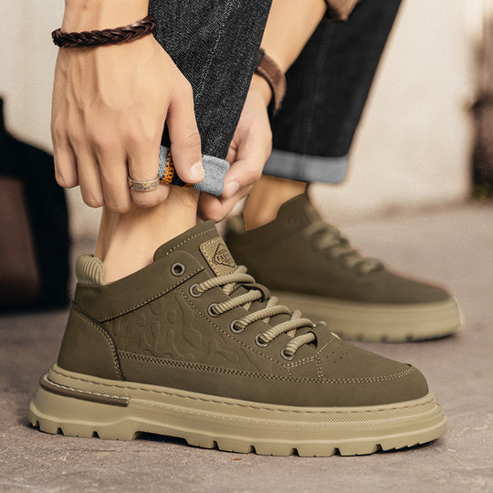 Damen Robuste High-Top Sneakers mit trendigem Design und atmungsaktiver Sohle EB