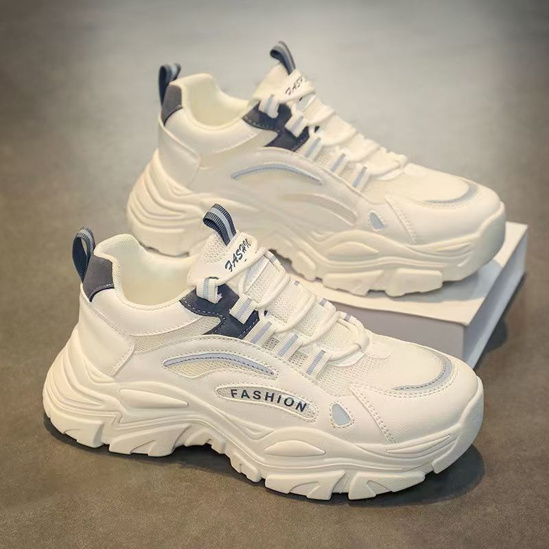 Damen Komfortable Sneakers mit atmungsaktiver Oberﬂäche und stoßdämpfender Sohle EB
