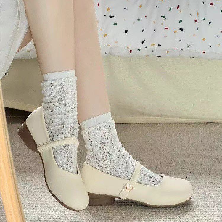 Damen Modische Mary Jane Schuhe mit verstellbarem Riemen und elegantem Design EB