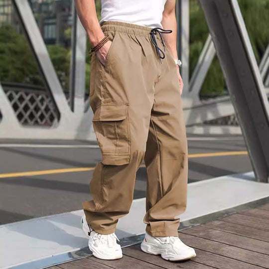 Herren Cargo-Hose mit vielen funktionalen Taschen und lockerer Passform EB