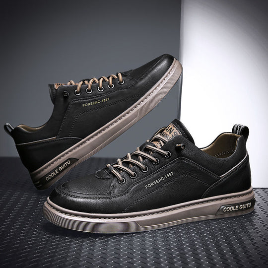 Damen moderne und sportliche Freizeitschuhe mit langlebigem Lederoberteil und atmungsaktiver Sohle EB