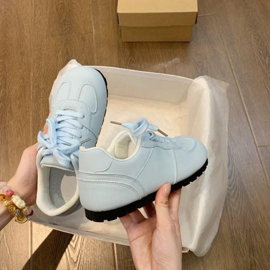 Damen Sportliche Freizeit Sneakers mit atmungsaktiver Oberflächenstruktur und rutschfester Sohle EB