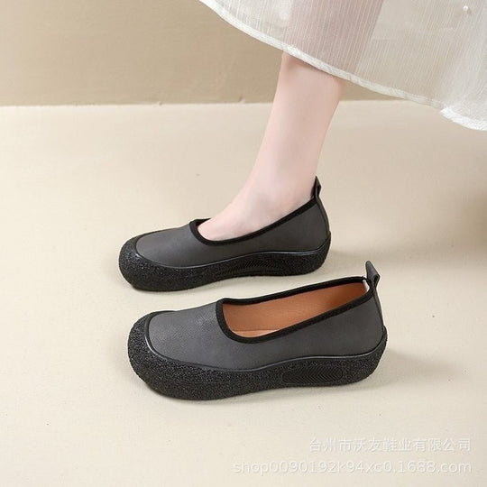 Damen Sportliche Slip-On Schuhe mit rutschfester Sohle EB