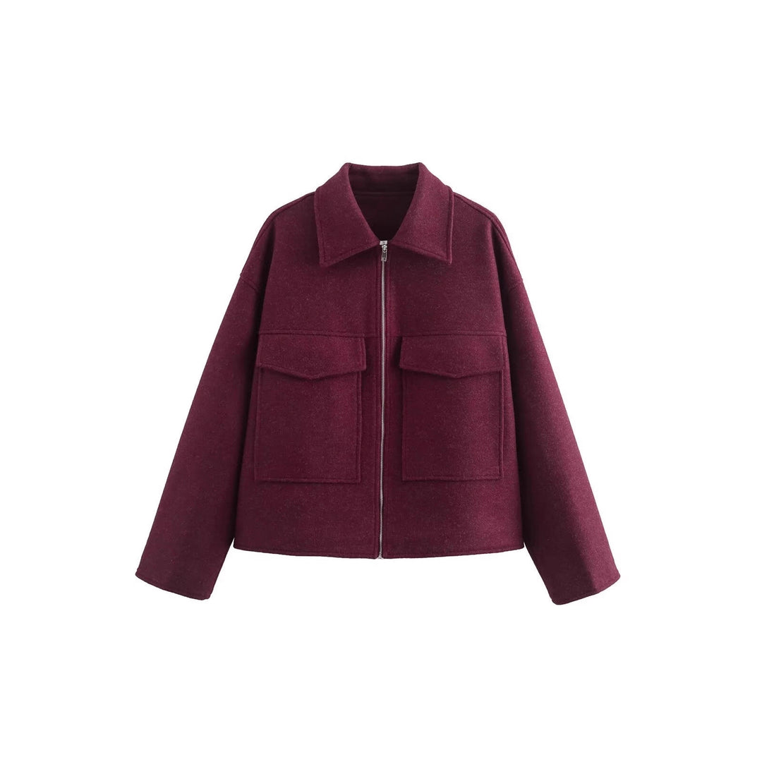 Damen Oversized Utility-Jacke mit praktischen Pattentaschen EB