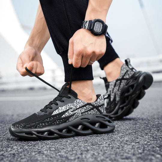 Damen Sportliche Laufschuhe mit atmungsaktiver Stricktechnologie und innovativer Dämpfung EB