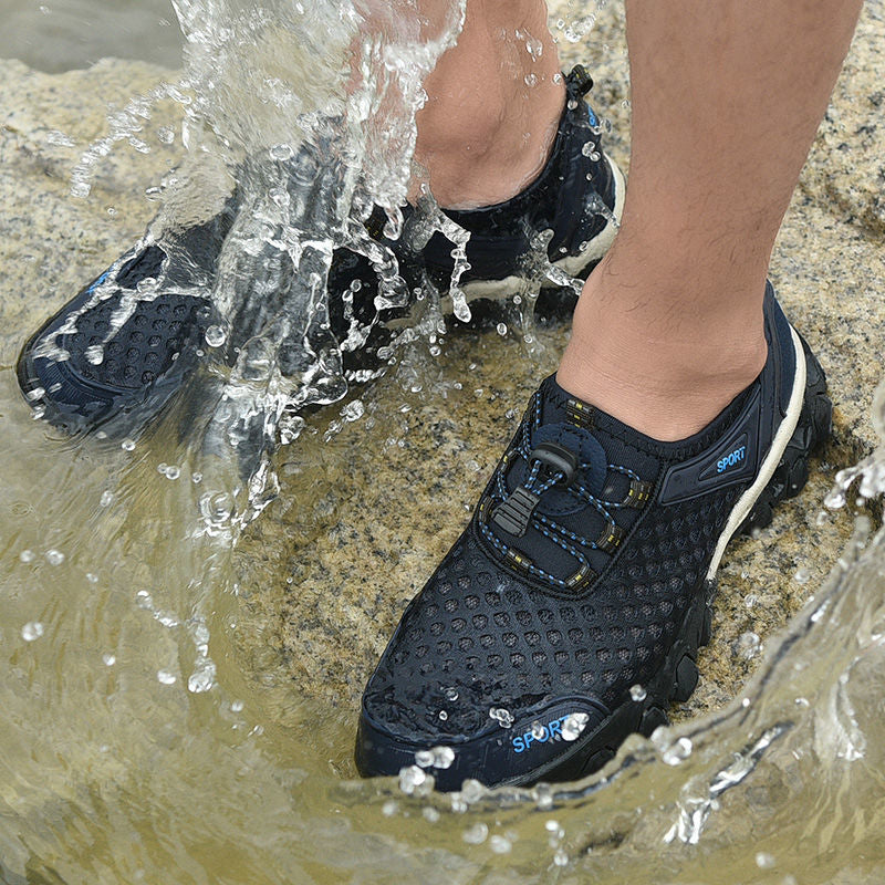 Damen atmungsaktive und rutschfeste Outdoor-Schuhe mit dynamischer Sohle EB