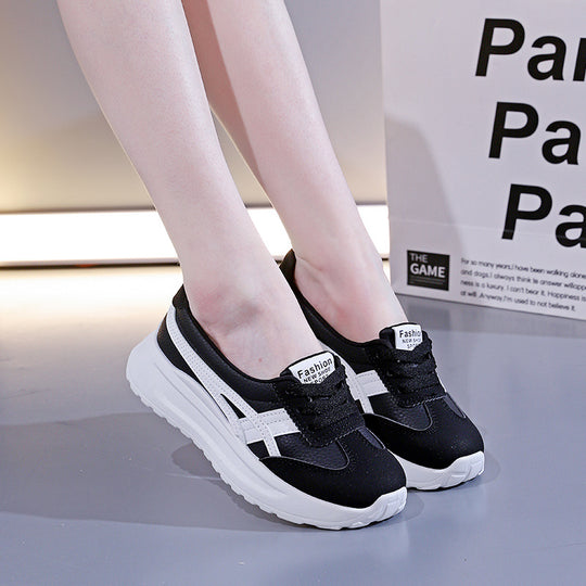 Damen Komfortable Sneakers mit dämpfender Sohle und atmungsaktivem Obermaterial EB